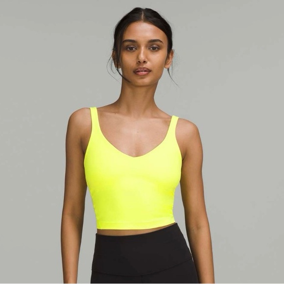 NWOT- 🍋Lululemon Align Tank Top Electric Lemon☀️ Size 8 A/B Cups - Picture 1 of 10